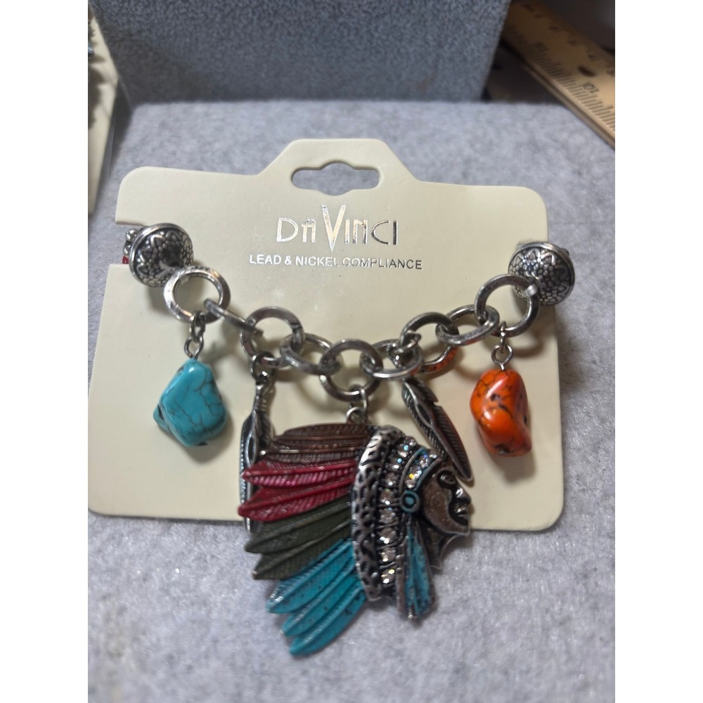#8. Native American Chief Stretch Bracelet
